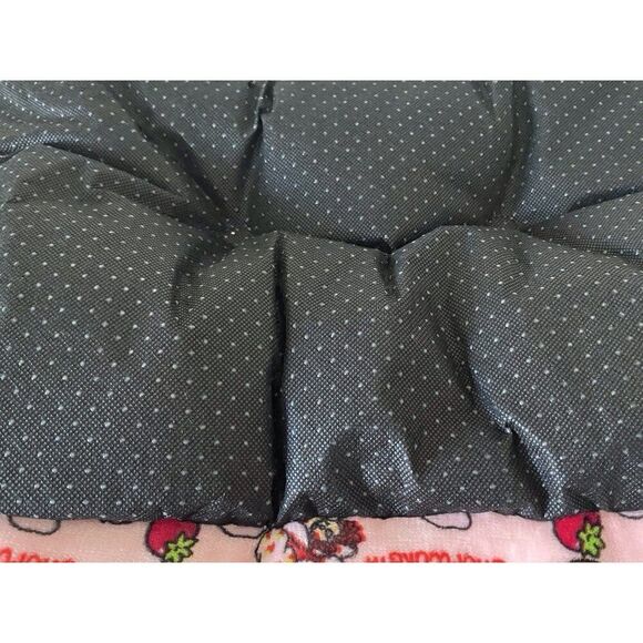 Strawberry Shortcake Dog Cat Pet Cuddler Bed 20 X 16 X 6” Pink Soft Velvet NEW - Picture 14 of 16